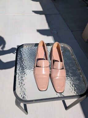 Paolo Blush Patent Leather Penny Loafers - Women